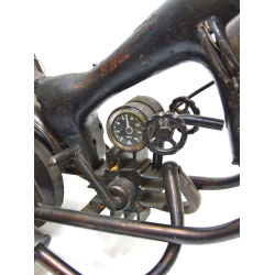 Lampa Motocykl metalowy dekoracja Vintage Loft 78cm
